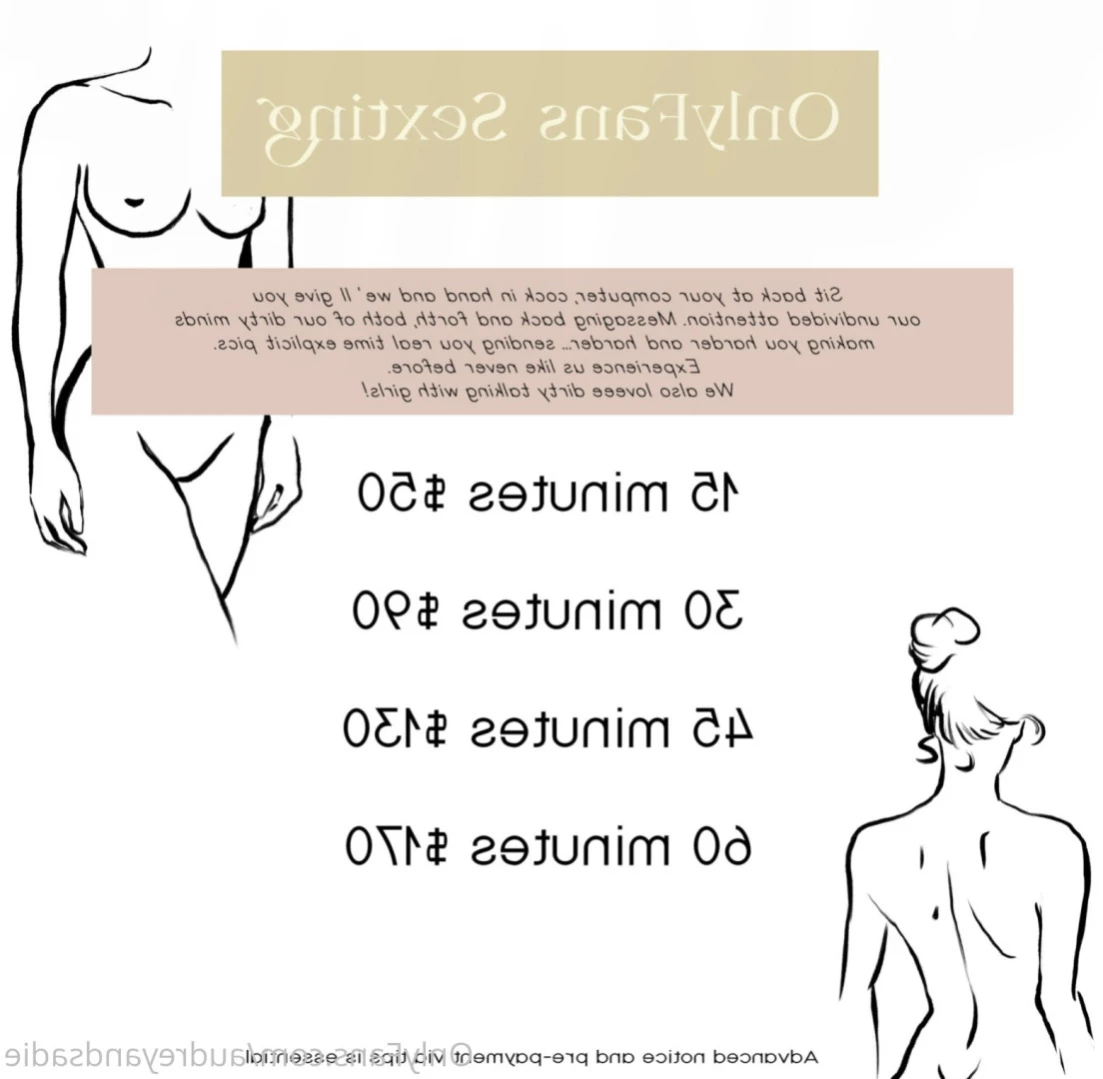 𝗔𝘂𝗱𝗿𝗲𝘆 &amp; 𝗦𝗮𝗱𝗶𝗲 🦋 𝗡𝗢 𝗣𝗣𝗩 [ audreyandsadie ] Onlyfans leaked photo 15212868 on Hotleaks.tv