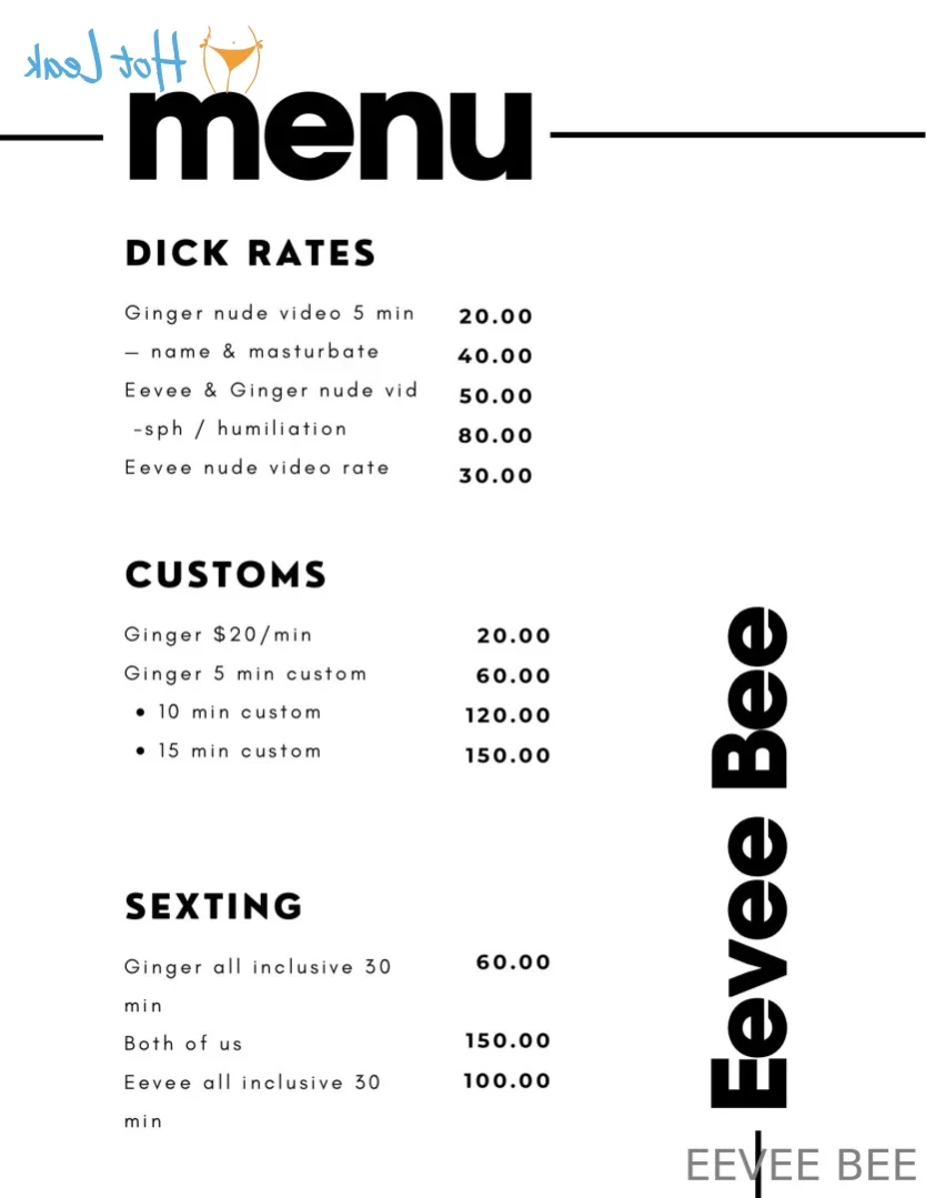 𝙀𝙚𝙫𝙚𝙚 &amp; 𝙂𝙞𝙣𝙜𝙚𝙧 💕 [ eevee_bee ] Onlyfans leaked photo 13781194 on Hotleaks.tv