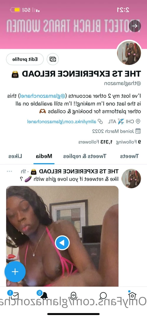 THE BIG🍆WOMAN👸🏿( FREE PAGE) [ glamazonchanelr ] Onlyfans leaked photo 6318306 on Hotleaks.tv