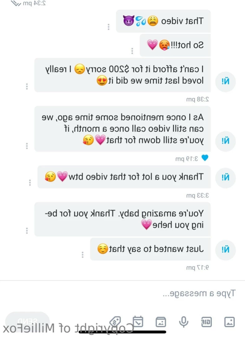 DM ME NOW!🍬 [ milliefox ] Onlyfans leaked photo 16261485 on Hotleaks.tv