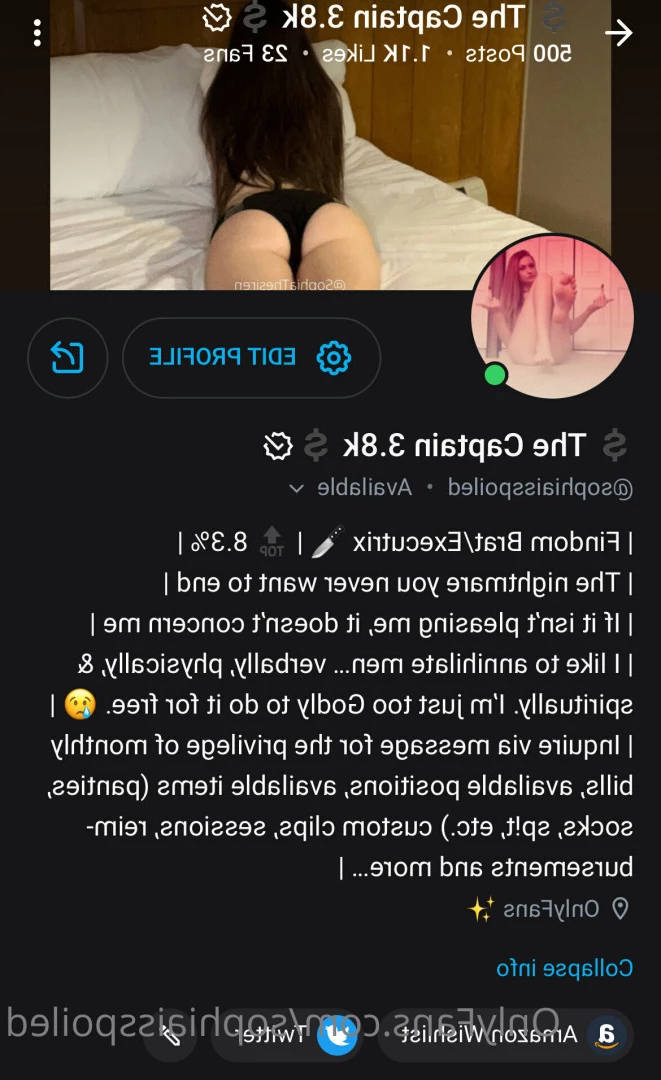 Miss Sophia Nyx 💰 [ sophiaisspoiled ] Onlyfans leaked photo 7097931 on Hotleaks.tv