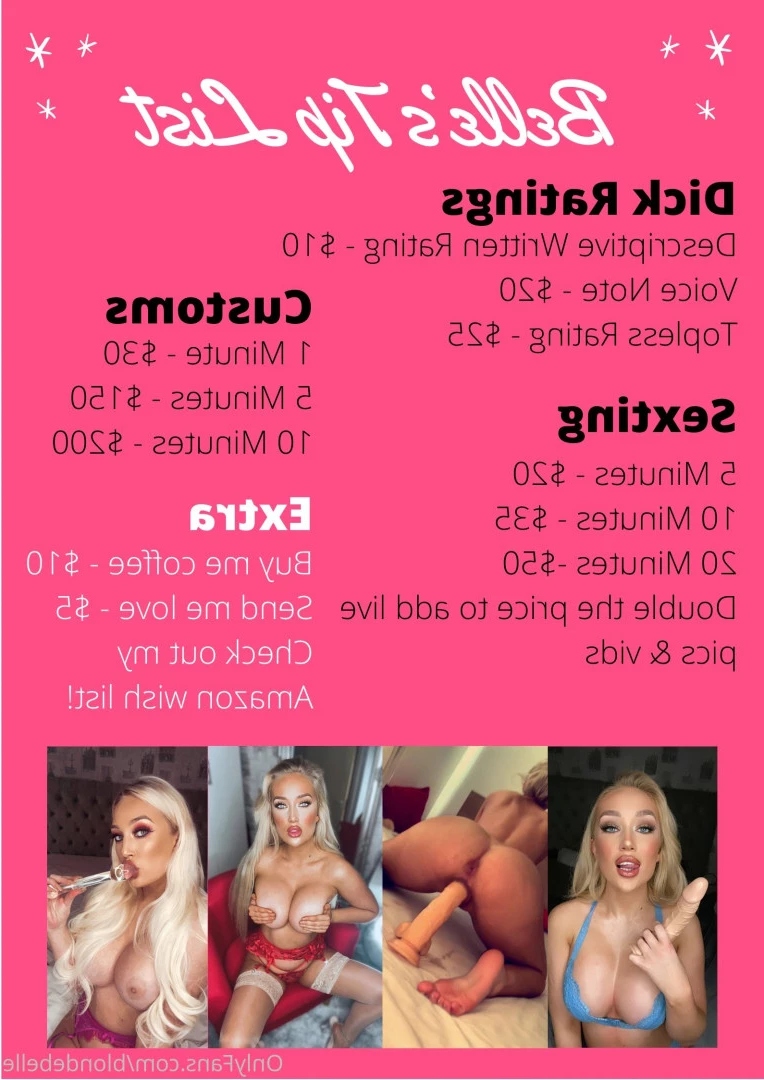 Belle💗 [ blondebelle ] Onlyfans leaked photo 8998043 on Hotleaks.tv