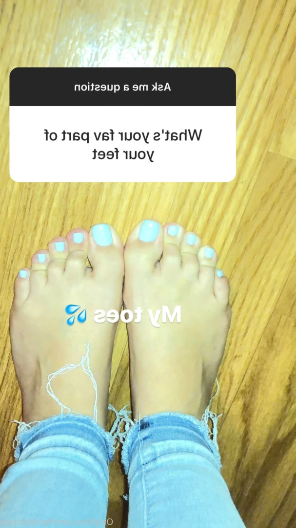 Foot fetish blonde [ fetishblonde ] Onlyfans leaked photo 10209945 on Hotleaks.tv