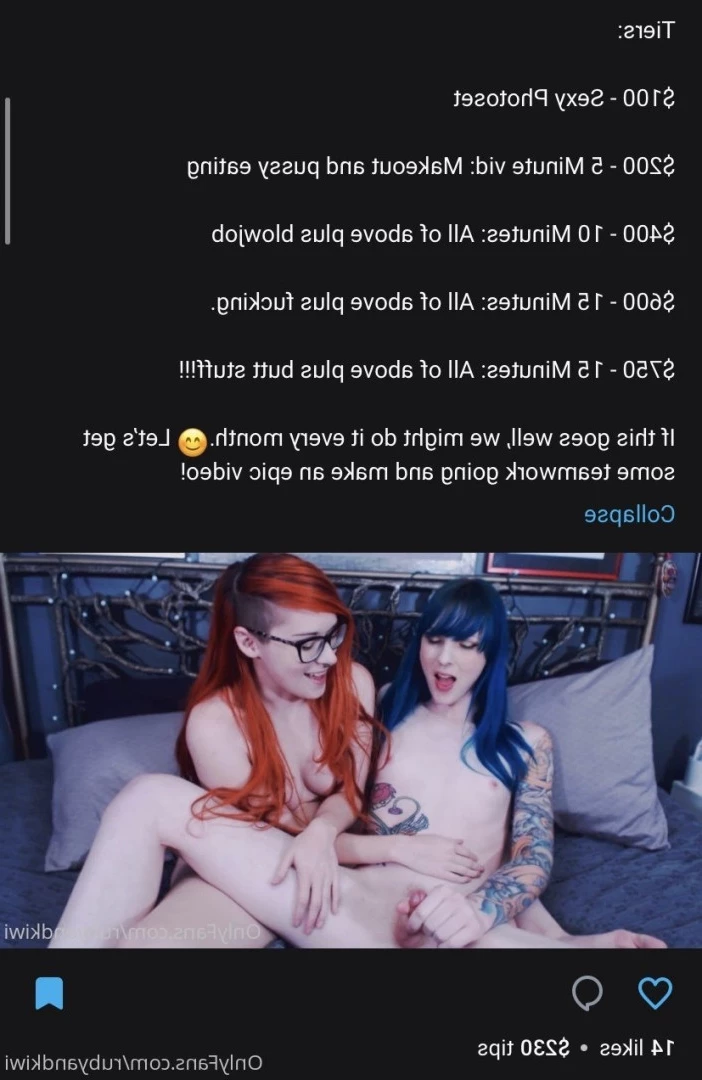 Ruby and Kiwi [ rubyandkiwi ] Onlyfans leaked photo 10387752 on Hotleaks.tv