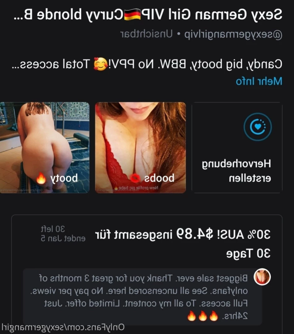 🇩🇪💖Sexy German Girl🇬🇧free deutsch+ Promo [ sexygermangirl ] Onlyfans leaked photo 14242155 on Hotleaks.tv